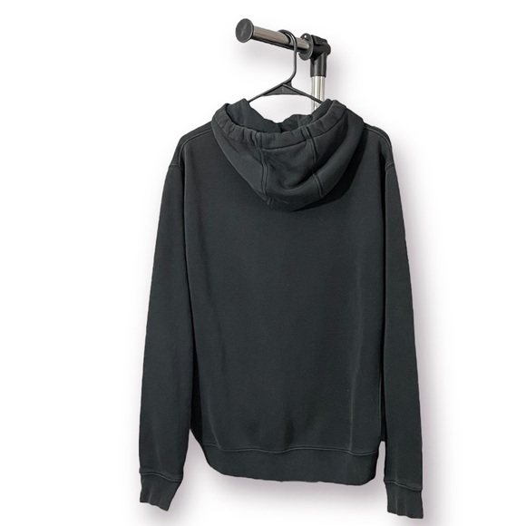 Black Just Do It Nike Men’s Hoodie With Nike Branded Sleeve & Front Pocket - Picture 3 of 5